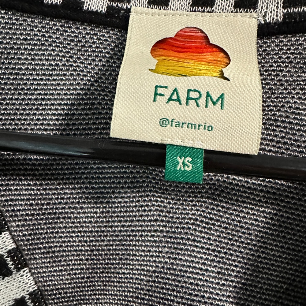 FARM Rio Black Lace Nature Knit Cardigan - Picture 7 of 7